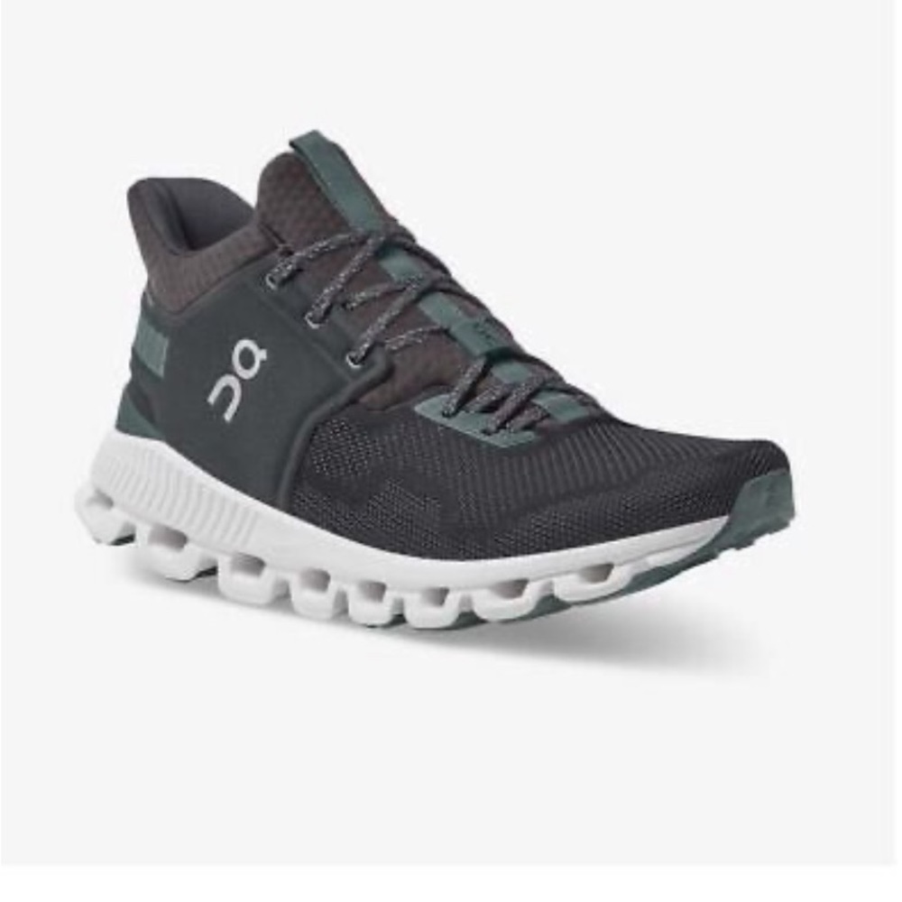 On Cloud Men’s Hi Edge Sneaker in Black/Olive Size 11